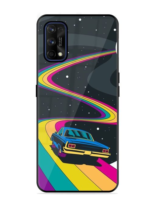 Rainbow Road Glossy Soft Edge Case for Realme 7 Pro Chachhi