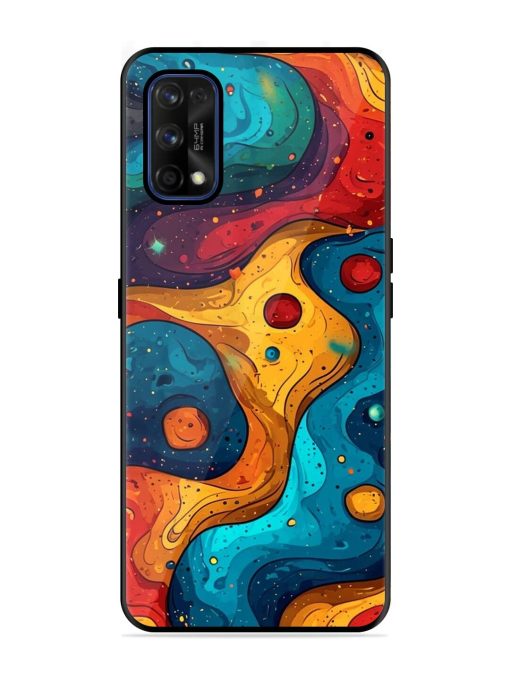 Cosmic Swirl Glossy Soft Edge Case for Realme 7 Pro Chachhi