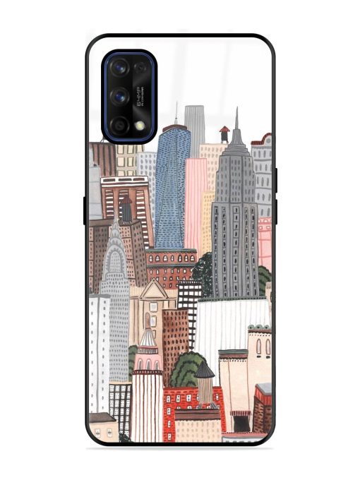 Cityscape Dreams Glossy Soft Edge Case for Realme 7 Pro Chachhi