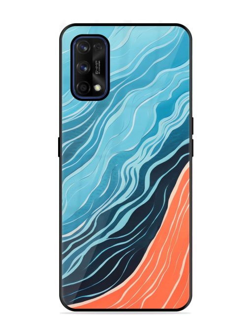 Oceanic Divide Glossy Soft Edge Case for Realme 7 Pro