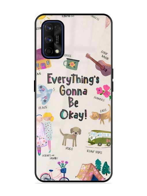 Sunshine And Smiles Glossy Soft Edge Case for Realme 7 Pro Chachhi