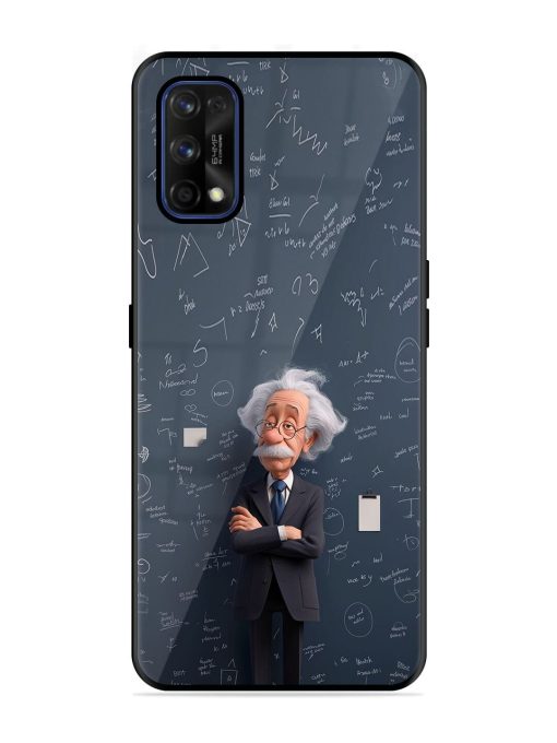 Albert Einstein Glossy Soft Edge Case for Realme 7 Pro Chachhi