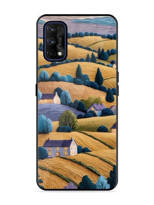 Rolling Hilltop Haven Glossy Soft Edge Case for Realme 7 Pro Chachhi