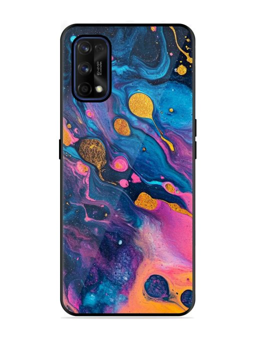 Cosmic Swirl Glossy Soft Edge Case for Realme 7 Pro Chachhi