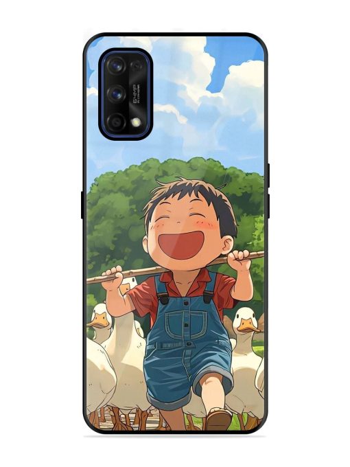 Duck Parade Glossy Soft Edge Case for Realme 7 Pro Chachhi