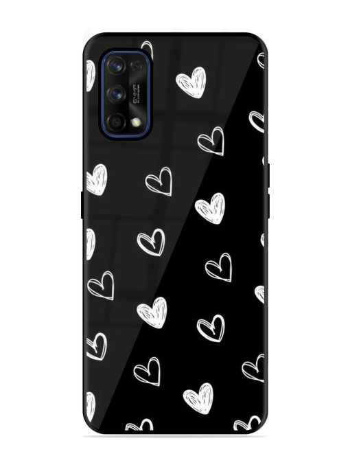 Scattered Hearts Glossy Soft Edge Case for Realme 7 Pro Chachhi