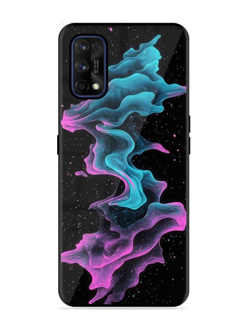 Cosmic Currents Glossy Soft Edge Case for Realme 7 Pro Chachhi