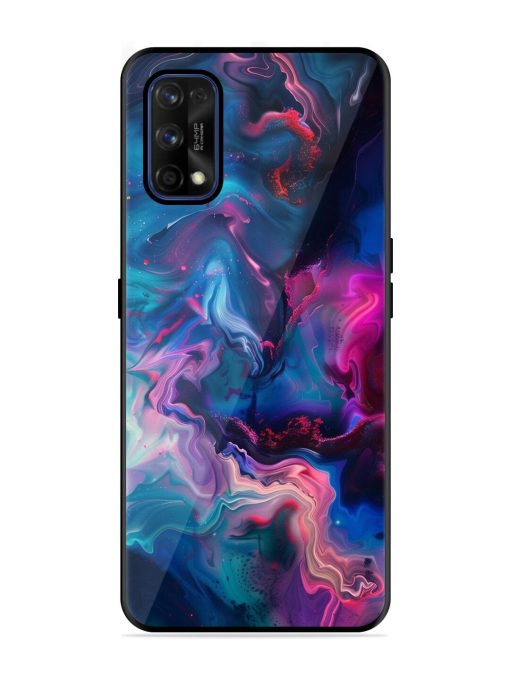 Cosmic Swirl Glossy Soft Edge Case for Realme 7 Pro Chachhi