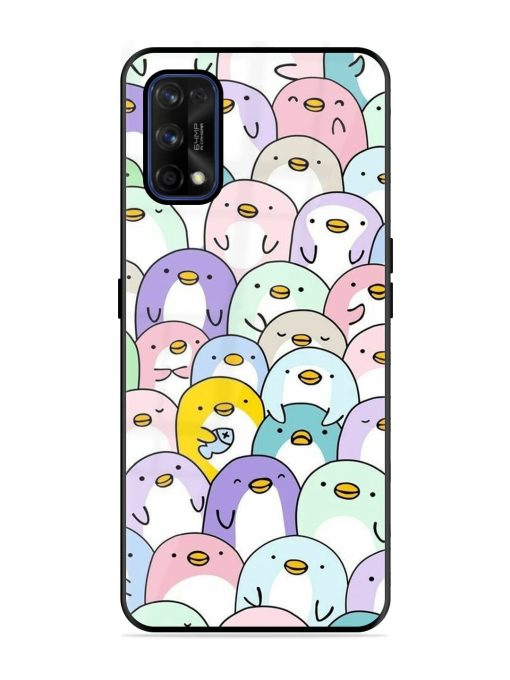 Penguin Party Glossy Soft Edge Case for Realme 7 Pro Chachhi