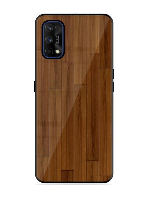 Warm Woodgrain Glossy Soft Edge Case for Realme 7 Pro Chachhi