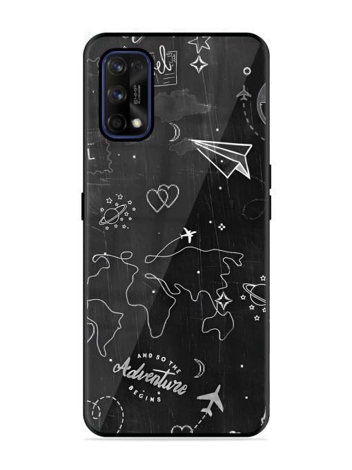 Wanderlust Sketchbook Glossy Soft Edge Case for Realme 7 Pro Chachhi