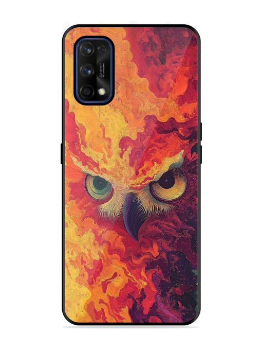 Fiery Owl Glossy Soft Edge Case for Realme 7 Pro Chachhi