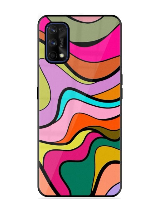 Wavy Wonder Glossy Soft Edge Case for Realme 7 Pro Chachhi