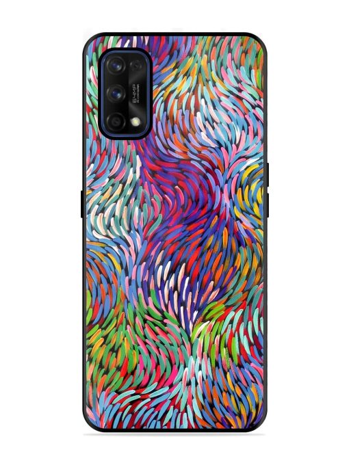 Vibrant Waves Glossy Soft Edge Case for Realme 7 Pro Chachhi