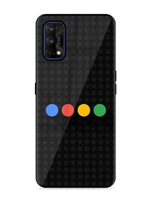 Google Dots Glossy Soft Edge Case for Realme 7 Pro Chachhi