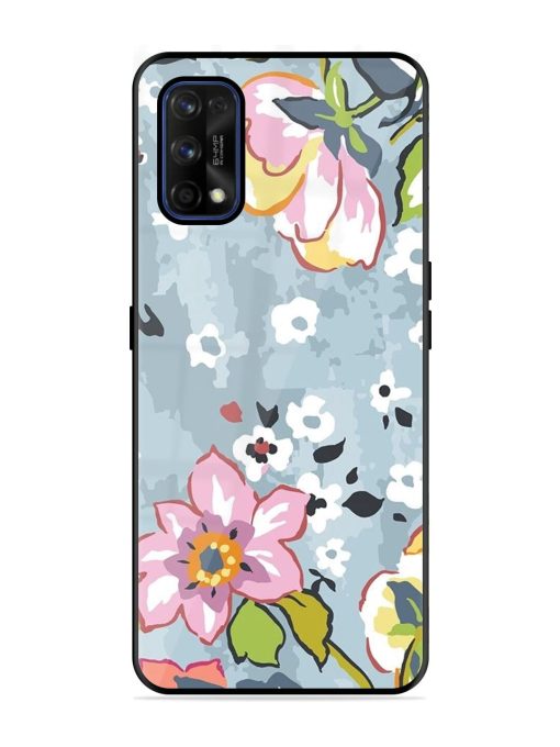 Floral Fantasy Glossy Soft Edge Case for Realme 7 Pro Chachhi