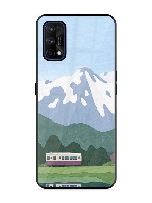 Mountainside Reflections Glossy Soft Edge Case for Realme 7 Pro Chachhi