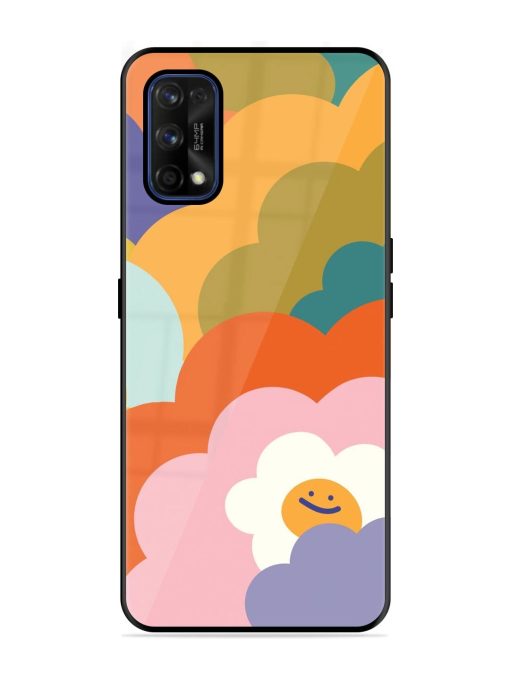 Happy Flower Power Glossy Soft Edge Case for Realme 7 Pro Chachhi