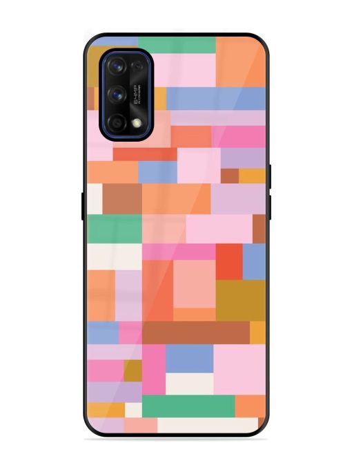 Colorful Chaos Glossy Soft Edge Case for Realme 7 Pro Chachhi