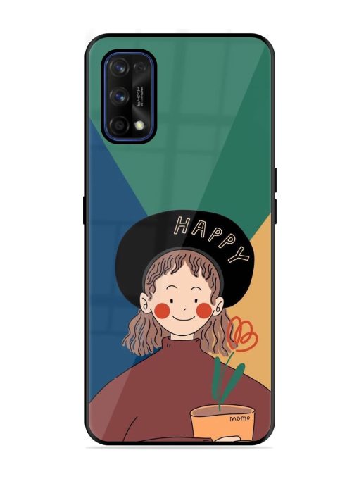 Happy Momo Glossy Soft Edge Case for Realme 7 Pro Chachhi