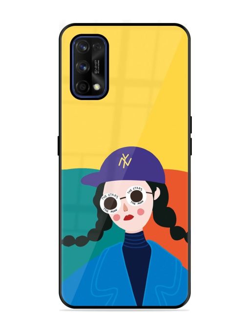 Starry-Eyed Girl Glossy Soft Edge Case for Realme 7 Pro Chachhi