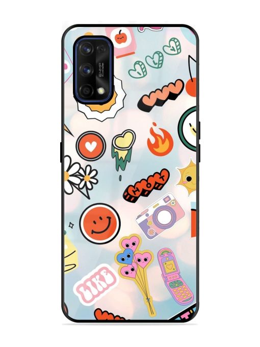 Cheerful Glossy Soft Edge Case for Realme 7 Pro Chachhi