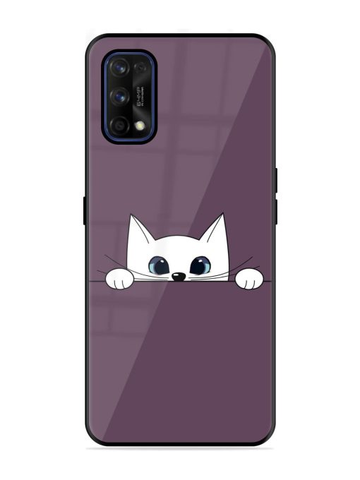 Peek-A-Boo Kitty Glossy Soft Edge Case for Realme 7 Pro Chachhi