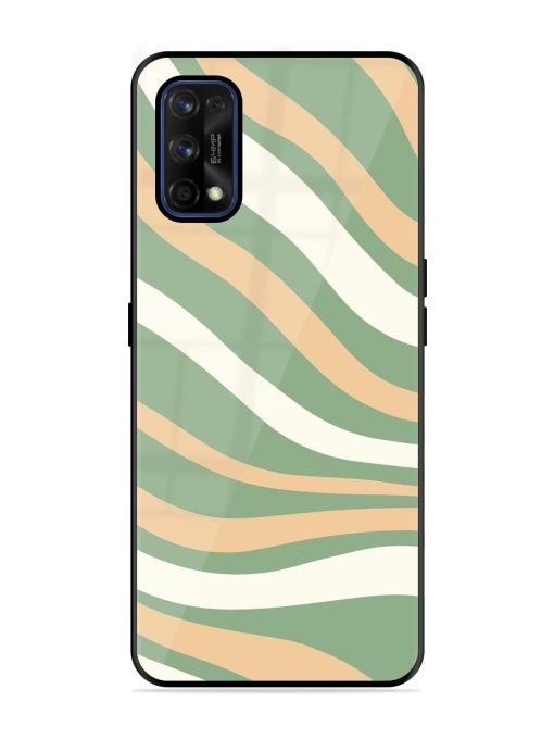 Wavy Pastel Paradise Glossy Soft Edge Case for Realme 7 Pro Chachhi