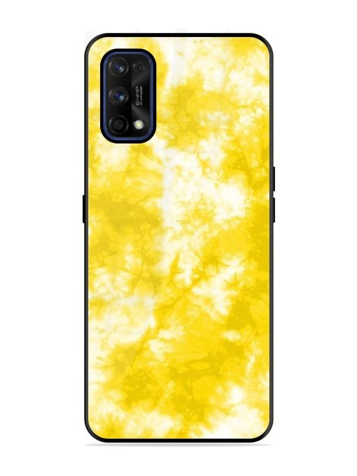 Golden Tie-Dye Twirl Glossy Soft Edge Case for Realme 7 Pro Chachhi