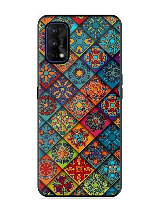 Patchwork Mandala Mosaic Glossy Soft Edge Case for Realme 7 Pro Chachhi