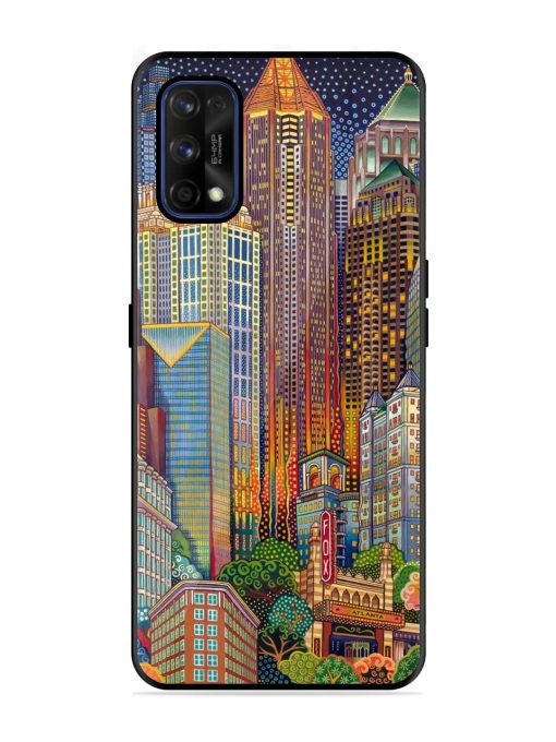 Neon Nightscape Glossy Soft Edge Case for Realme 7 Pro Chachhi