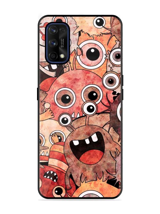 Monster Mash Glossy Soft Edge Case for Realme 7 Pro Chachhi