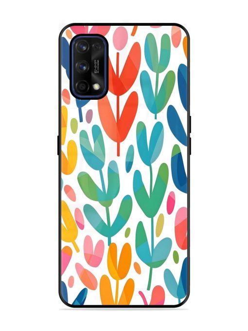 Rainbow Of Blooms Glossy Soft Edge Case for Realme 7 Pro Chachhi