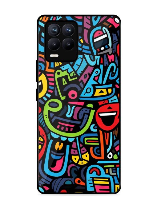 Doodlephoria Glossy Soft Edge Case for Realme 8 (4G) Chachhi