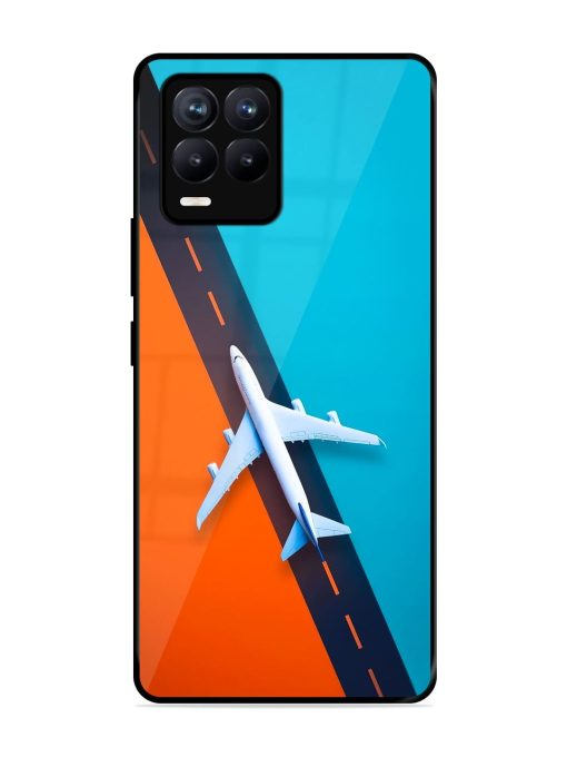 Skyward Bound Glossy Soft Edge Case for Realme 8 (4G) Chachhi