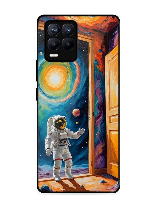 Artistic Space Glossy Soft Edge Case for Realme 8 (4G) Chachhi