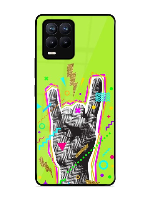 Neon Rock Glossy Soft Edge Case for Realme 8 (4G) Chachhi