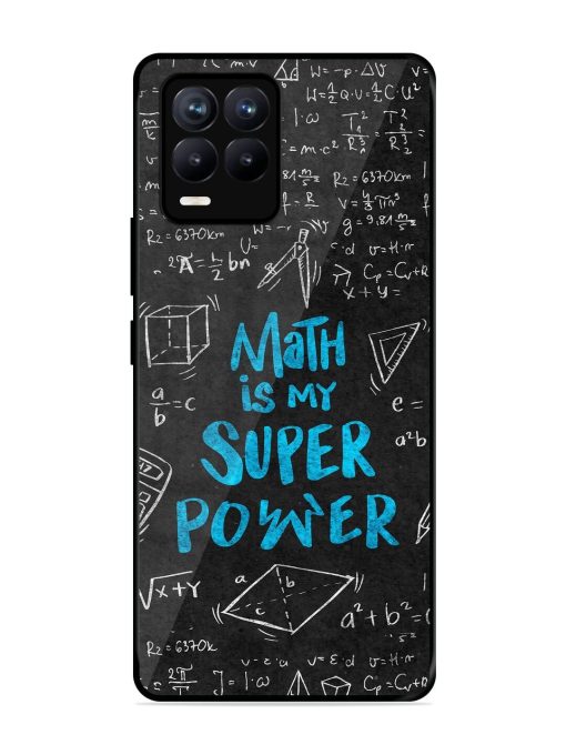 Math Magic Glossy Soft Edge Case for Realme 8 (4G) Chachhi