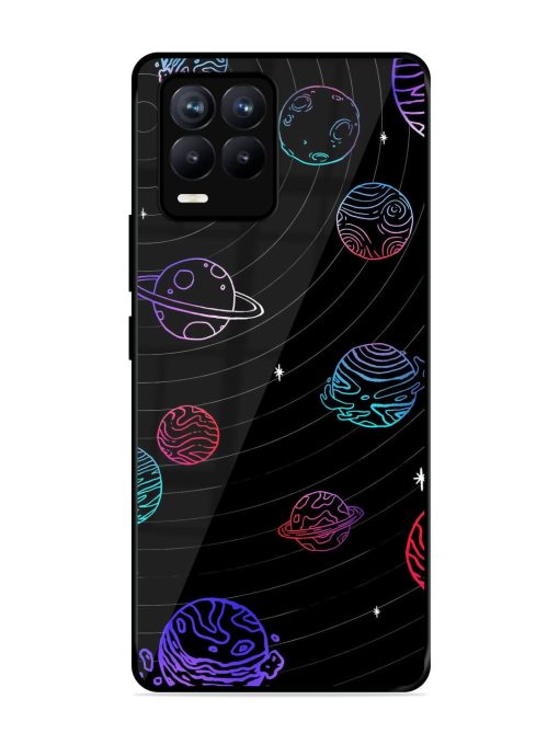 Cosmic Ballet Glossy Soft Edge Case for Realme 8 (4G) Chachhi