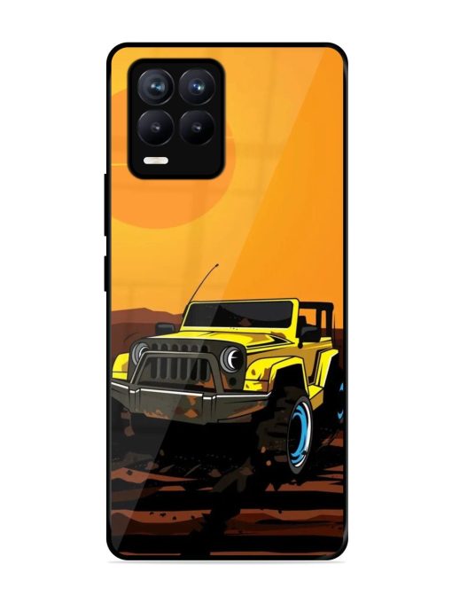 Sunset Cruise Glossy Soft Edge Case for Realme 8 (4G) Chachhi