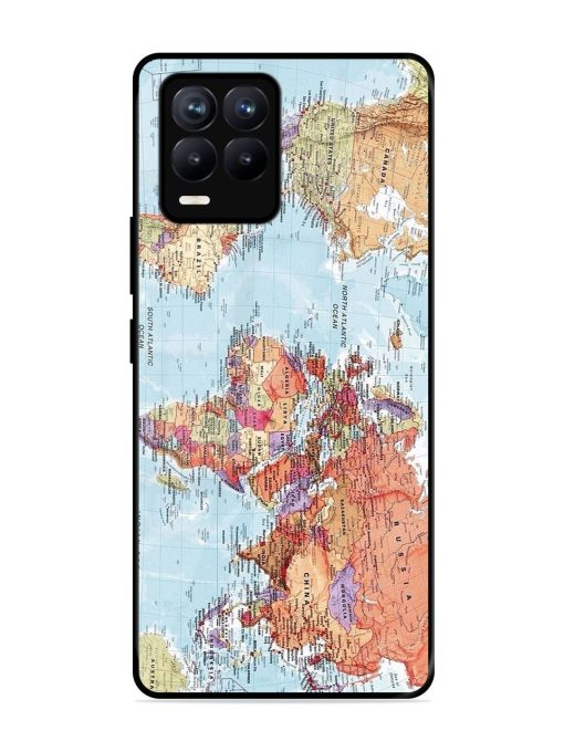 Our Blue Marble Glossy Soft Edge Case for Realme 8 (4G) Chachhi