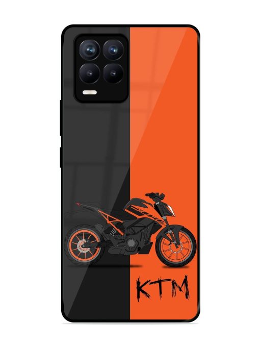 Orange Beast Glossy Soft Edge Case for Realme 8 (4G) Chachhi