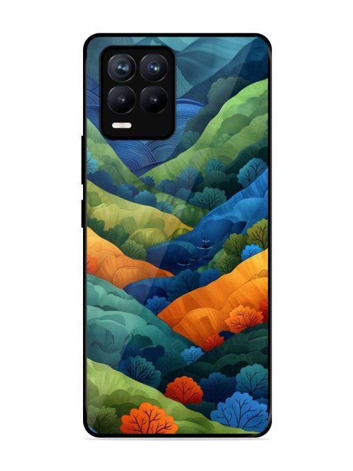 Serene Summits Glossy Soft Edge Case for Realme 8 (4G) Chachhi