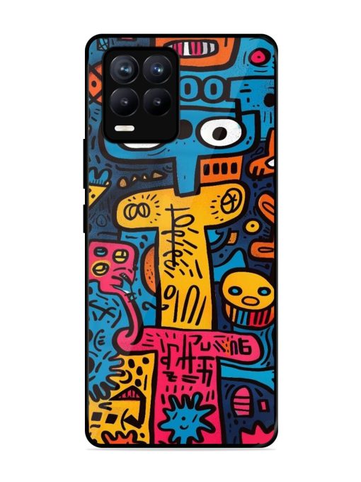 Doodletopia Glossy Soft Edge Case for Realme 8 (4G)