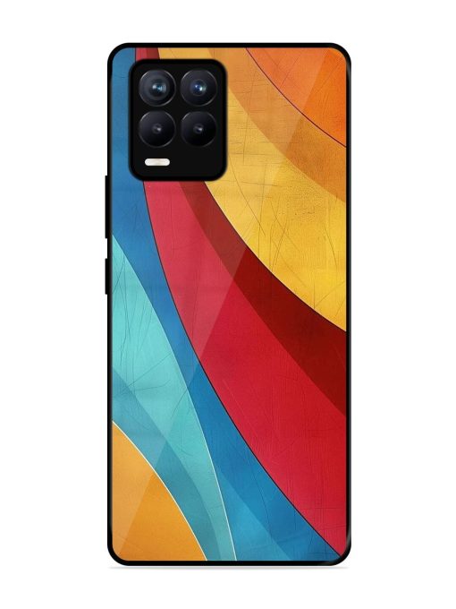 Curving Canvas Glossy Soft Edge Case for Realme 8 (4G) Chachhi