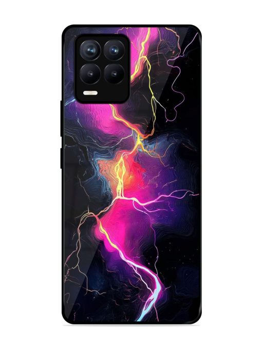 Electric Dreams Glossy Soft Edge Case for Realme 8 (4G) Chachhi