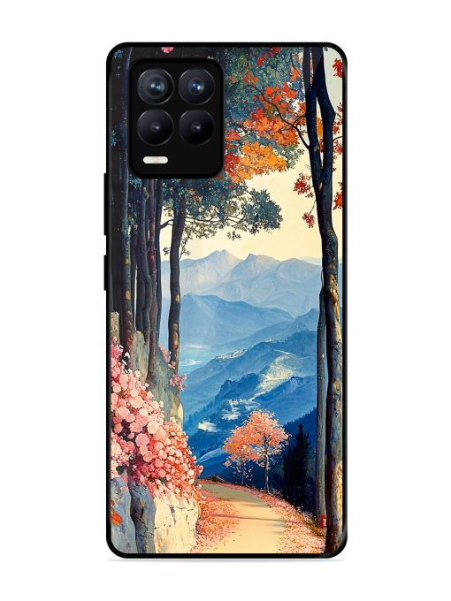 Mountainside Serenity Glossy Soft Edge Case for Realme 8 (4G) Chachhi