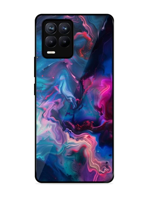 Cosmic Swirl Glossy Soft Edge Case for Realme 8 (4G) Chachhi