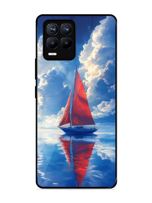 Crimson Sails Glossy Soft Edge Case for Realme 8 (4G) Chachhi