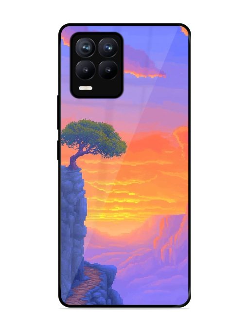 Cliffside Solitude Glossy Soft Edge Case for Realme 8 (4G) Chachhi